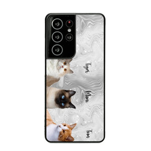 Personalized Upload Your Cat Photo & Cat Name Phonecase Printed 23MAR-DT20