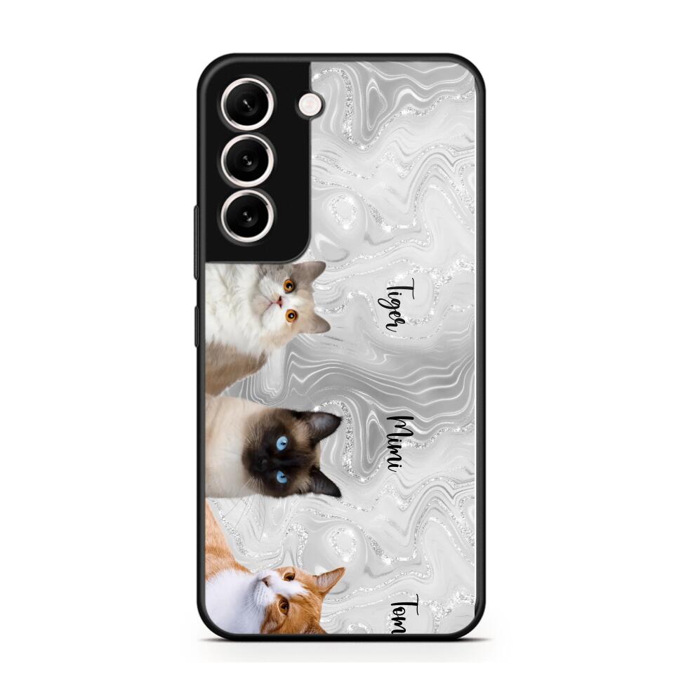 Personalized Upload Your Cat Photo & Cat Name Phonecase Printed 23MAR-DT20