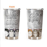 Personalized Cat Mom Life Is Better with Cats Tumbler Printed 23MAR-HQ21