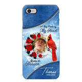 Personalized Upload Photo Memorial A Big Piece Of My Heart Lives in Heaven Phonecase Printed QTDT2103