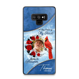 Personalized Upload Photo Memorial A Big Piece Of My Heart Lives in Heaven Phonecase Printed QTDT2103