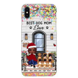 Personalized Best Dog Mom Ever Phonecase Printed PNHQ2203