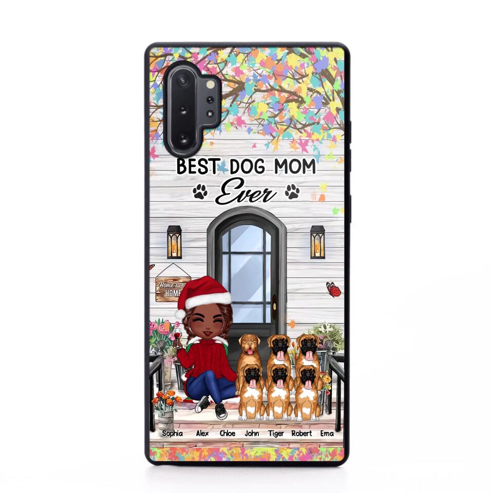 Personalized Best Dog Mom Ever Phonecase Printed PNHQ2203