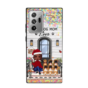 Personalized Best Dog Mom Ever Phonecase Printed PNHQ2203