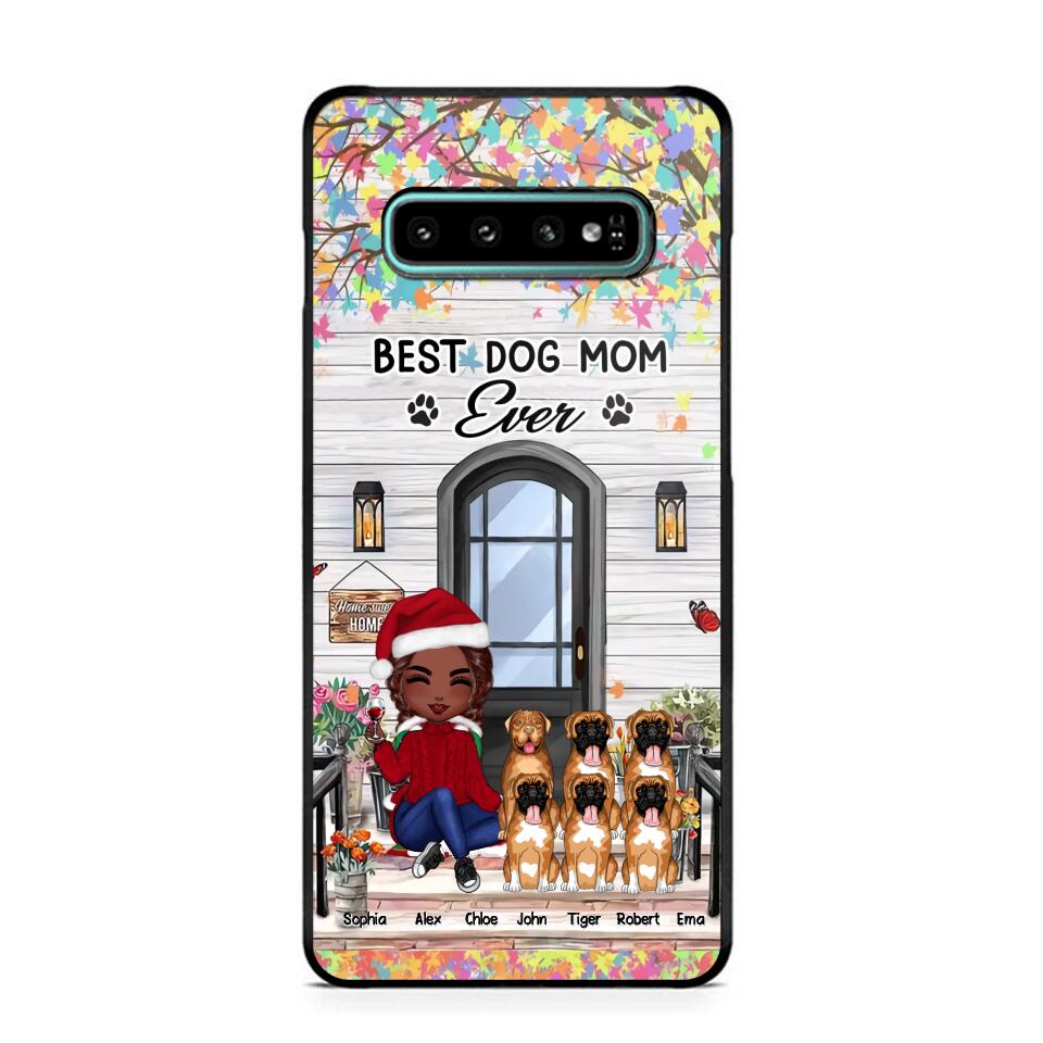 Personalized Best Dog Mom Ever Phonecase Printed PNHQ2203