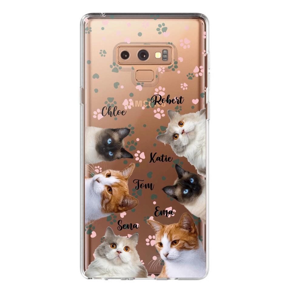 Personalized Upload Your Cat Photo Cat Lovers Silicon Phonecase 23MAR-DT22