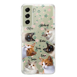 Personalized Upload Your Cat Photo Cat Lovers Silicon Phonecase 23MAR-DT22