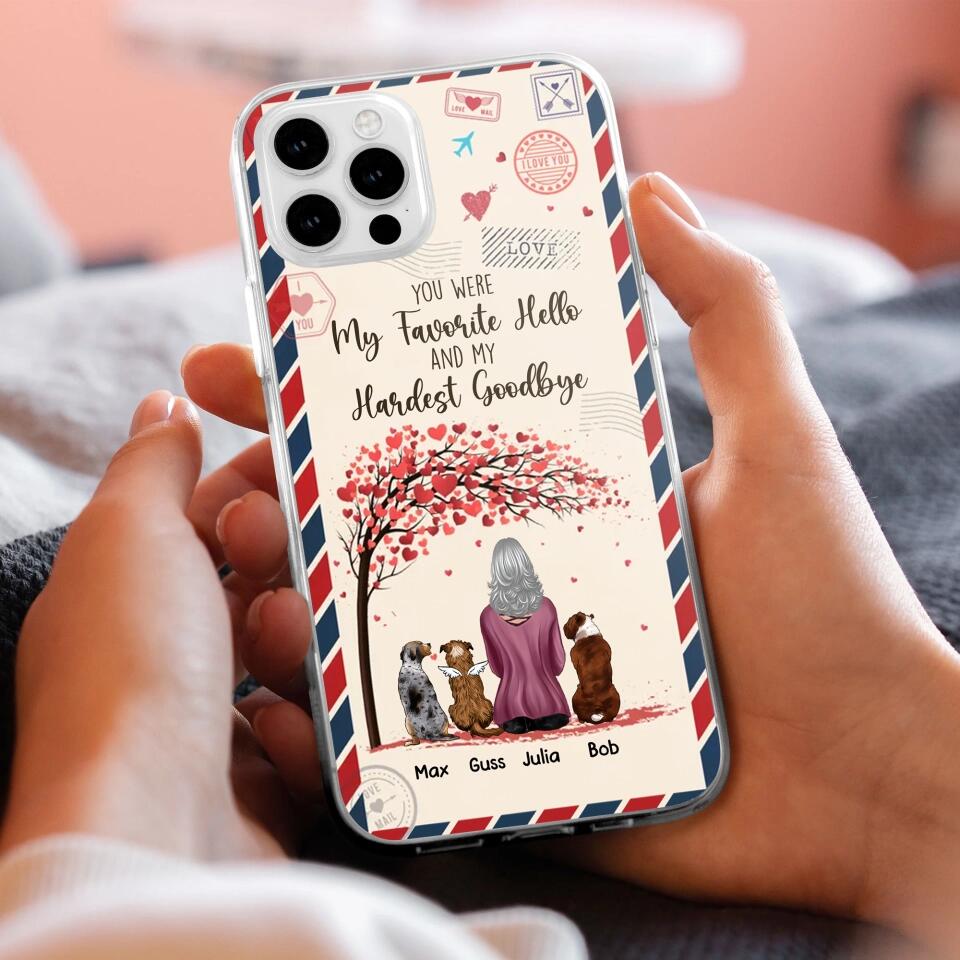 Personalized Dog Lovers Once By My Side Forever In My Heart Phonecase Printed PNDT2203