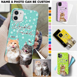 Personalized Upload Your Cat Photo Trouble Marker Cat Lovers Silicon Phonecase QTHQ2203