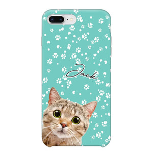 Personalized Upload Your Pet Photo Pet Lovers Silicon Phonecase 23MAR-HQ22