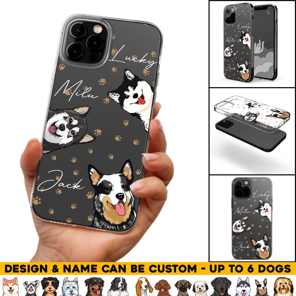 Personalized Dog Lovers Silicon Phonecase 23MAR-HQ22