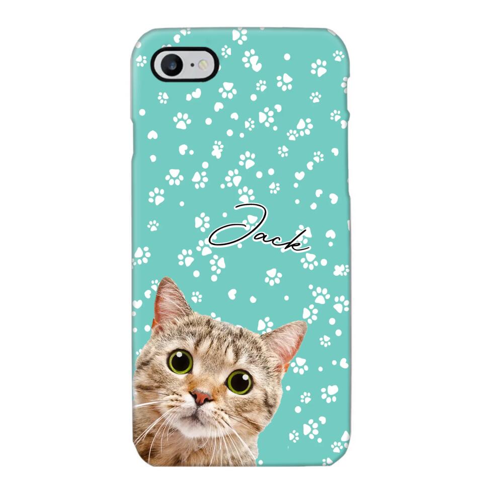 Personalized Upload Your Pet Photo Pet Lovers Silicon Phonecase 23MAR-HQ22