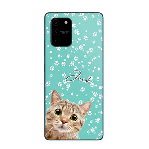 Personalized Upload Your Pet Photo Pet Lovers Silicon Phonecase 23MAR-HQ22