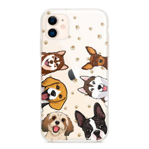 Personalized Dog Lovers Silicon Phonecase 23MAR-HQ22