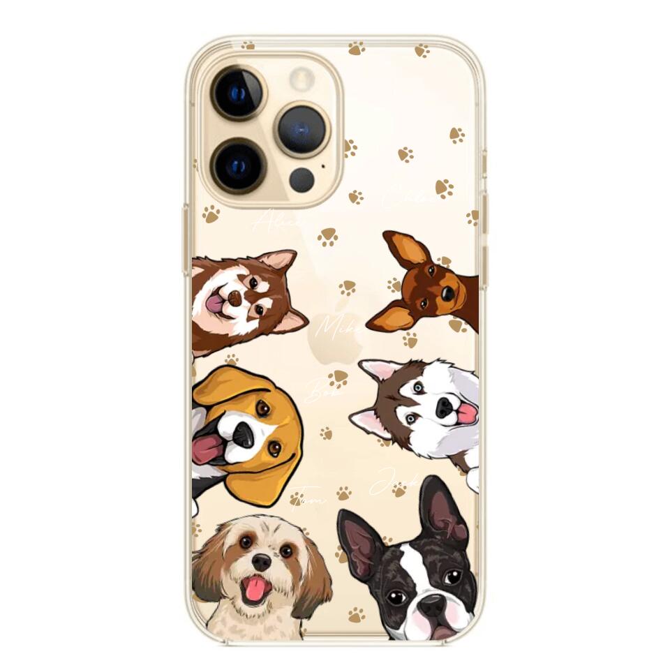 Personalized Dog Lovers Silicon Phonecase 23MAR-HQ22