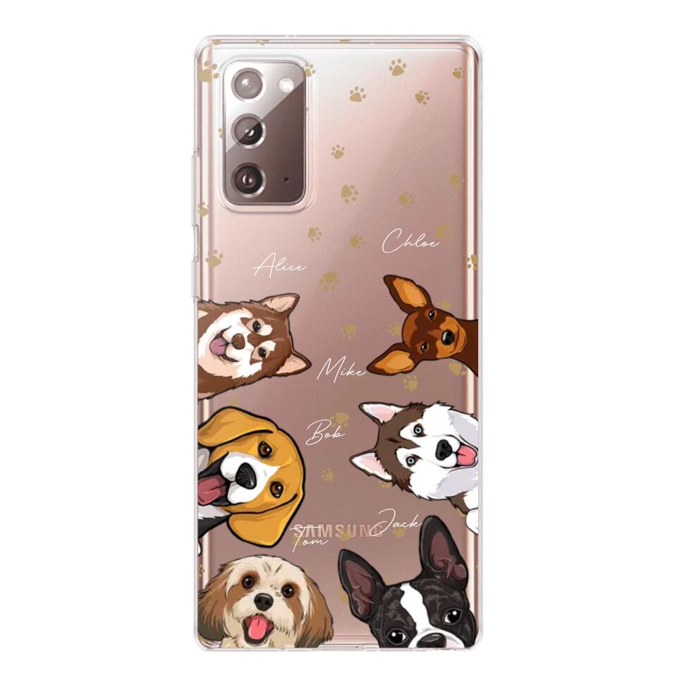 Personalized Dog Lovers Silicon Phonecase 23MAR-HQ22