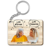 Personalized Upload Grandma & Daughter Photo Like Mother Like Daughter Keychain Printed PNDT2203