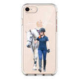 Personalized Upload Your Horse Riding Horse Lovers Silicon Phonecase 23MAR-HQ23