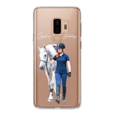 Personalized Upload Your Horse Riding Horse Lovers Silicon Phonecase 23MAR-HQ23