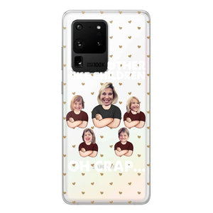 Personalized Upload Your Children Photo Like Mother Like Children Oh Crap Silicon Phonecase PNHQ2303