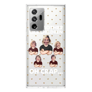 Personalized Upload Your Children Photo Like Mother Like Children Oh Crap Silicon Phonecase PNHQ2303