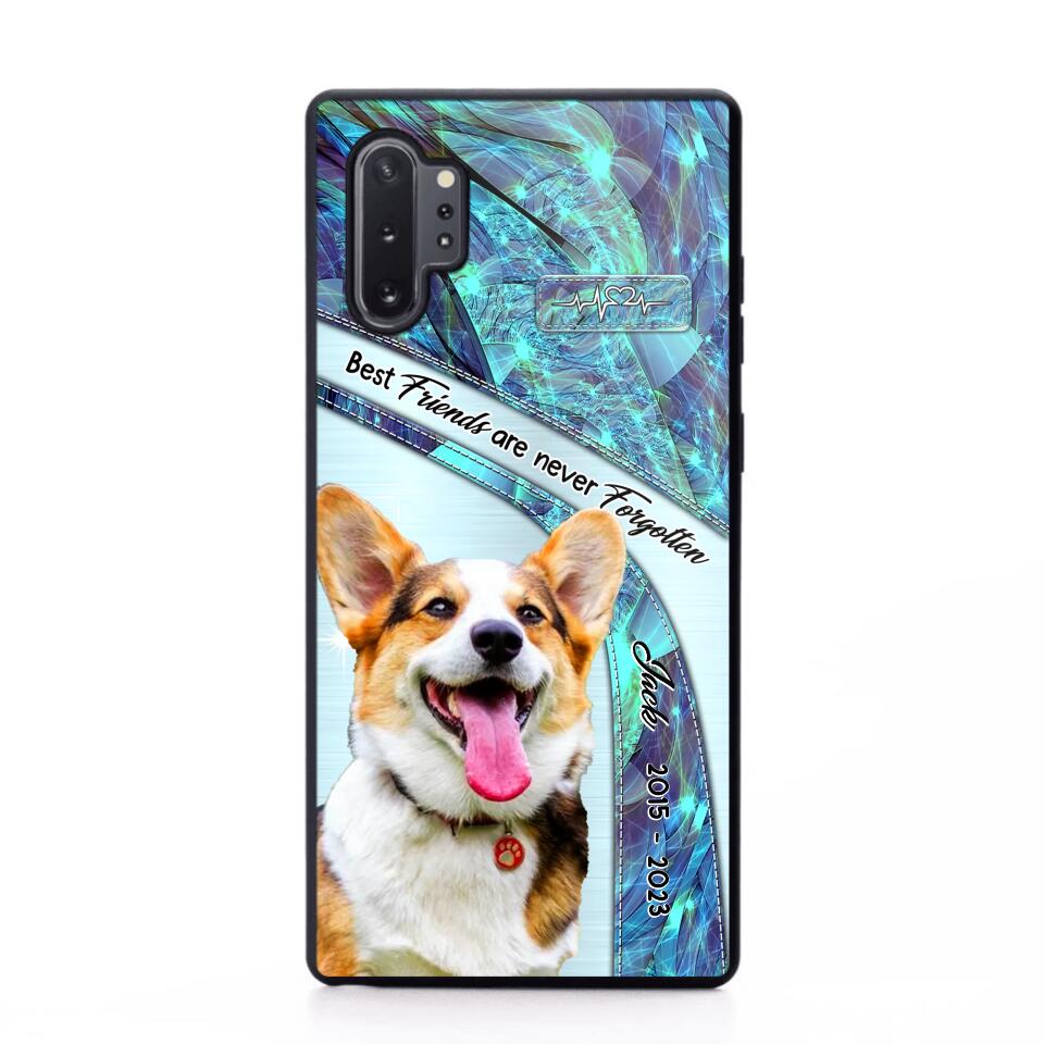 Personalized Upload Your Dog Photo Best Friends Are Never Forgotten Phonecase Printed QTHQ2203