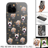 Personalized Upload Your Dog Photo Dog Lovers Silicon Phonecase QTDT2303