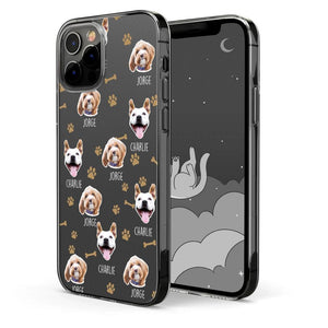 Personalized Upload Your Dog Photo Dog Lovers Silicon Phonecase QTDT2303