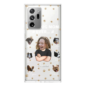 Personalized Upload Your Dog Photos Best Dog Mom Ever  Silicon Phonecase PNHQ2303