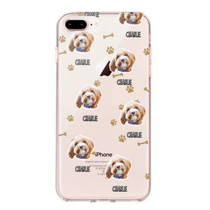 Personalized Upload Your Dog Photo Dog Lovers Silicon Phonecase QTDT2303