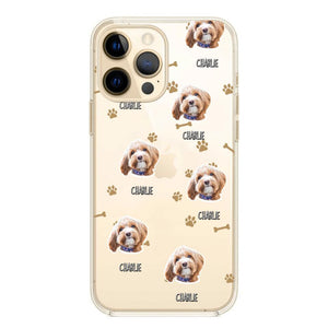 Personalized Upload Your Dog Photo Dog Lovers Silicon Phonecase QTDT2303