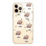 Personalized Upload Your Dog Photo Dog Lovers Silicon Phonecase QTDT2303