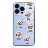 Personalized Upload Your Dog Photo Dog Lovers Silicon Phonecase QTDT2303