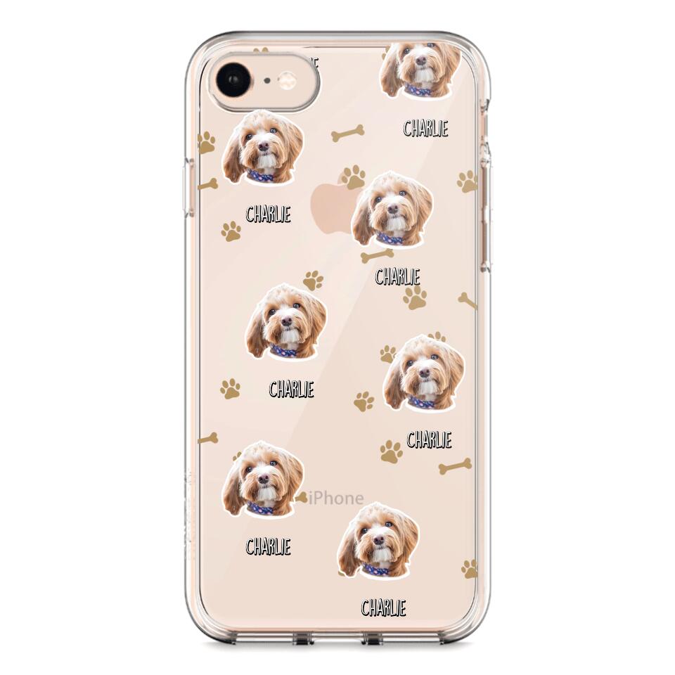 Personalized Upload Your Dog Photo Dog Lovers Silicon Phonecase QTDT2303