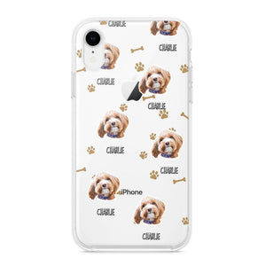 Personalized Upload Your Dog Photo Dog Lovers Silicon Phonecase QTDT2303