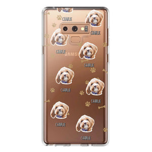 Personalized Upload Your Dog Photo Dog Lovers Silicon Phonecase QTDT2303