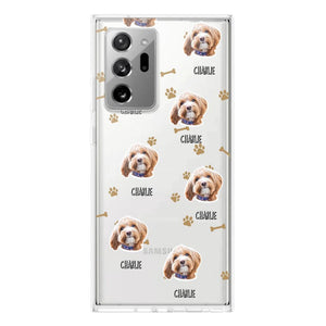 Personalized Upload Your Dog Photo Dog Lovers Silicon Phonecase QTDT2303