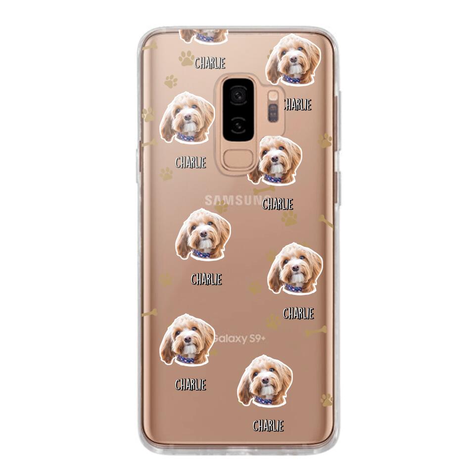 Personalized Upload Your Dog Photo Dog Lovers Silicon Phonecase QTDT2303