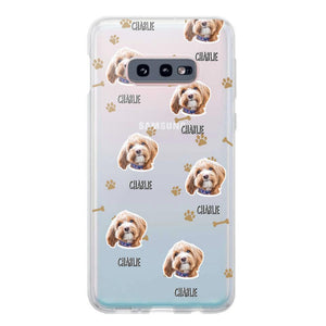 Personalized Upload Your Dog Photo Dog Lovers Silicon Phonecase QTDT2303