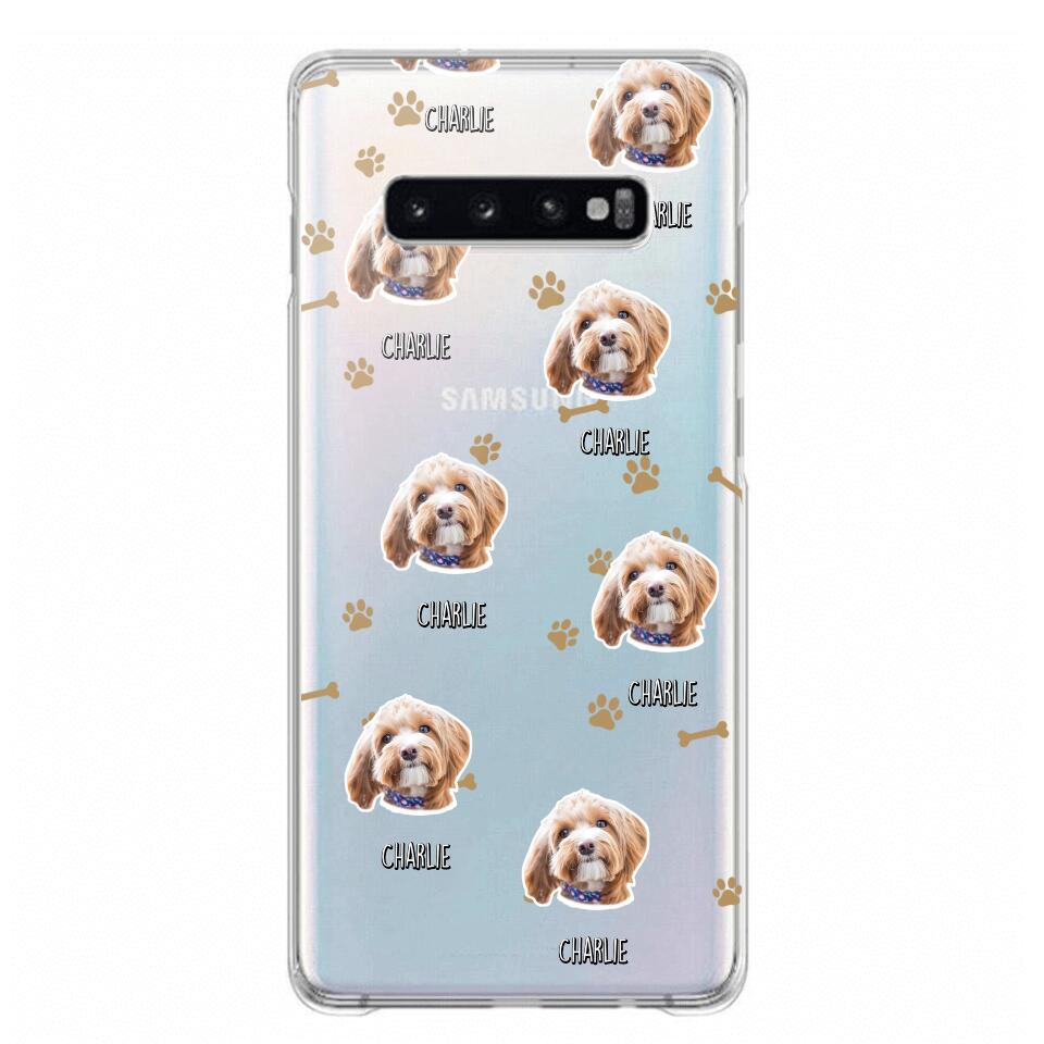 Personalized Upload Your Dog Photo Dog Lovers Silicon Phonecase QTDT2303