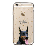 Personalized Upload Your Dog Photo Dog Lovers Silicon Phonecase 23MAR-DT23