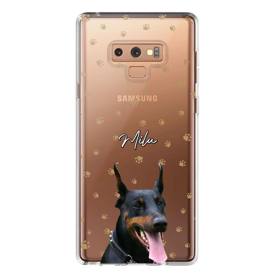 Personalized Upload Your Dog Photo Dog Lovers Silicon Phonecase 23MAR-DT23