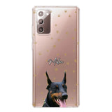 Personalized Upload Your Dog Photo Dog Lovers Silicon Phonecase 23MAR-DT23