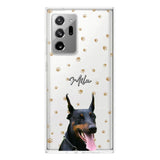 Personalized Upload Your Dog Photo Dog Lovers Silicon Phonecase 23MAR-DT23