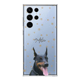 Personalized Upload Your Dog Photo Dog Lovers Silicon Phonecase 23MAR-DT23