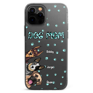 Personalized Dog Mom Paw Silicon Phonecase PNDT2303