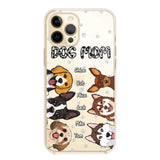 Personalized Dog Mom Paw Silicon Phonecase PNDT2303