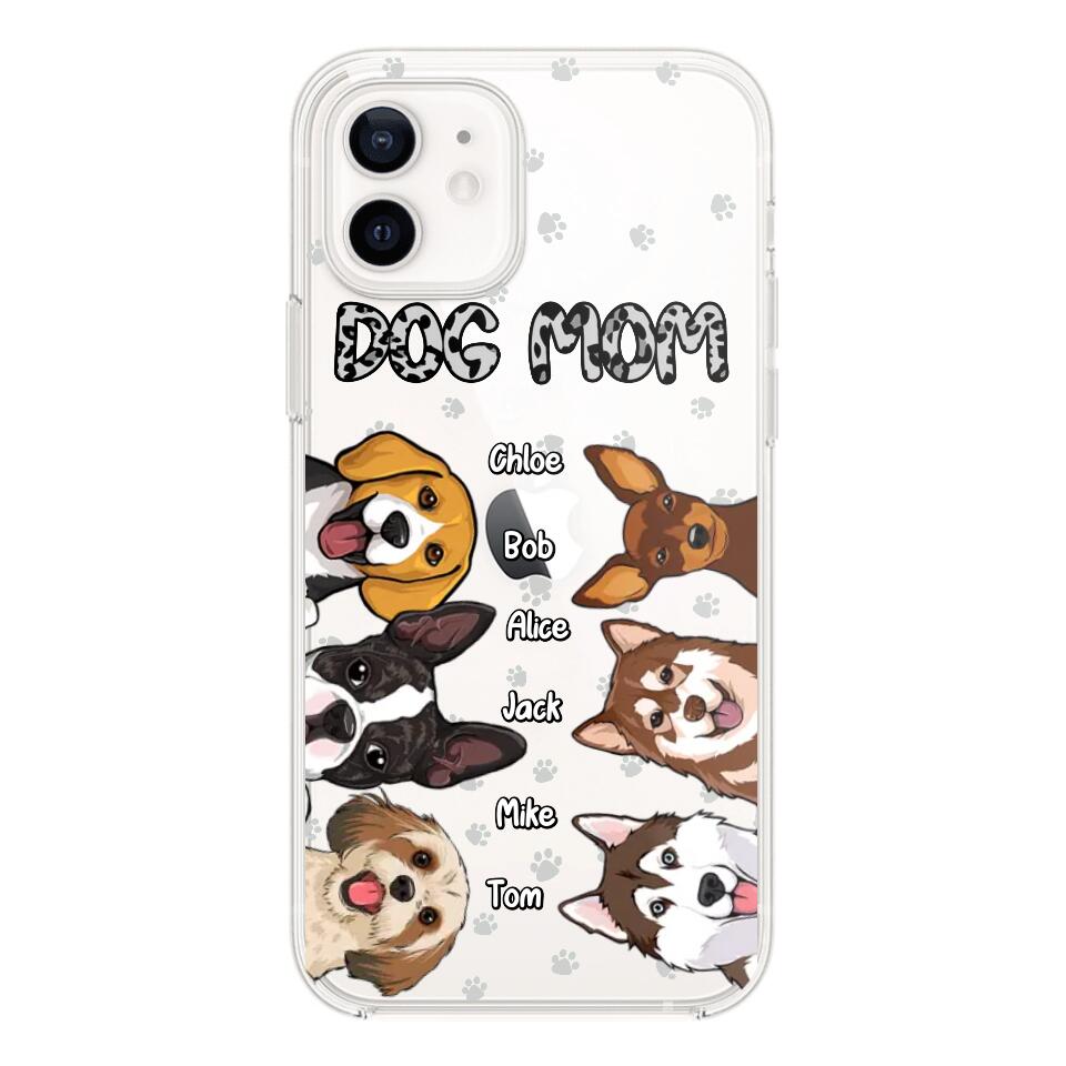 Personalized Dog Mom Paw Silicon Phonecase PNDT2303