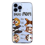 Personalized Dog Mom Paw Silicon Phonecase PNDT2303