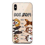 Personalized Dog Mom Paw Silicon Phonecase PNDT2303